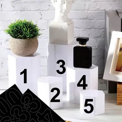 Vinyl Letters and Numbers Letter Marker Sticker Waterproof Self Adhesive Stickers and Labels 2 detail view 2