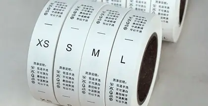Washing Marks Cloths Labels Codes Taping Clothing Trademarks Accessories detail view 2