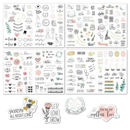 Wedding Sitckers 230 Sticker Packs detail view 2