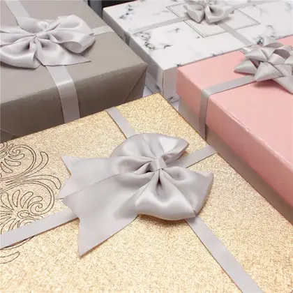 Polyester Ribbon Gift Box Birthday Tanabata Packaging Bow Cake detail view 3