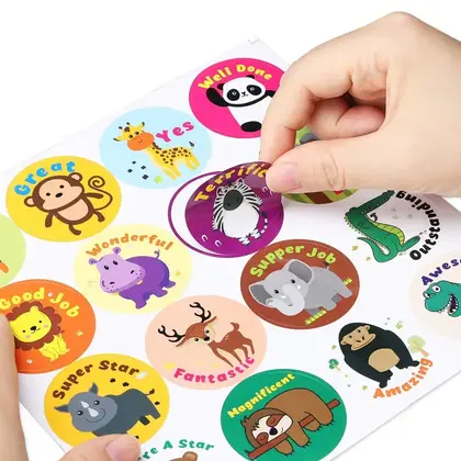 Printed Cute Wacky Rewards Stickers Creative Teaching Pres detail view 2