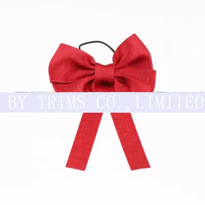 Ribbon Hand Knot Satin Bow Red Wine Cake Gift detail view 2