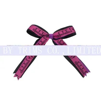 Sports Gymnastics Cheerleaders Bow Ornaments Ribbon Cheerleading Large Flower detail view 3