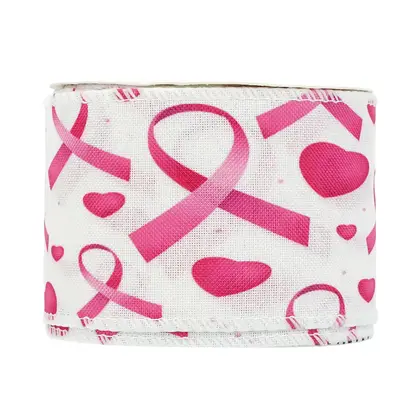 Wire Edge Khao Ke Ribbon Care AIDS 63mm Wide detail view 3