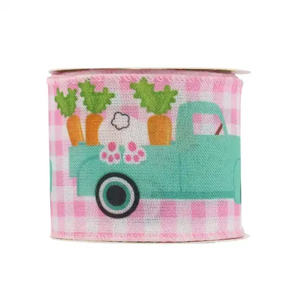 Wire Edge Khao Ke Ribbon Gift Wrapping Easter Decorative detail view 2