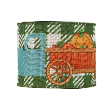 Wire Edge Khao Ke Ribbon Gift Wrapping Thanksgiving Decorative detail view 3