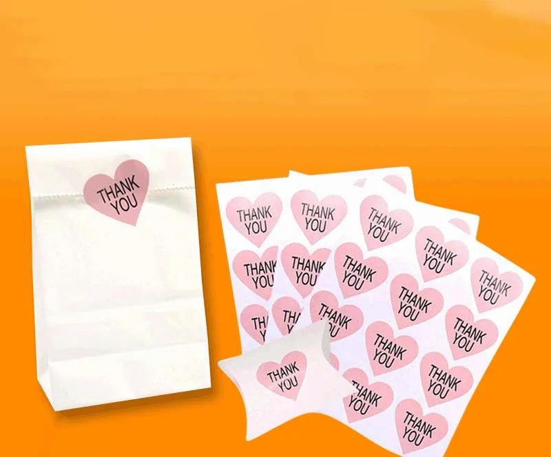 Thankyou Thank You Label Gift Wrap Sticker Envelope Seal supplied by BY Boyuan