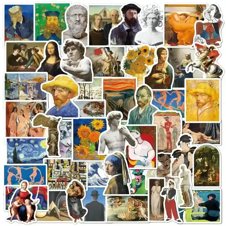 Type: Stickers Material: PVC Self Adhesive Glue Irregular Shape supplied by BY Boyuan
