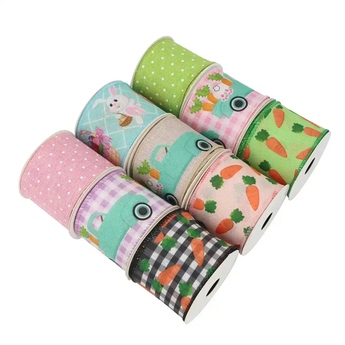 Wire Edge Khao Ke Ribbon Gift Wrapping Easter Decorative supplied by BY Boyuan