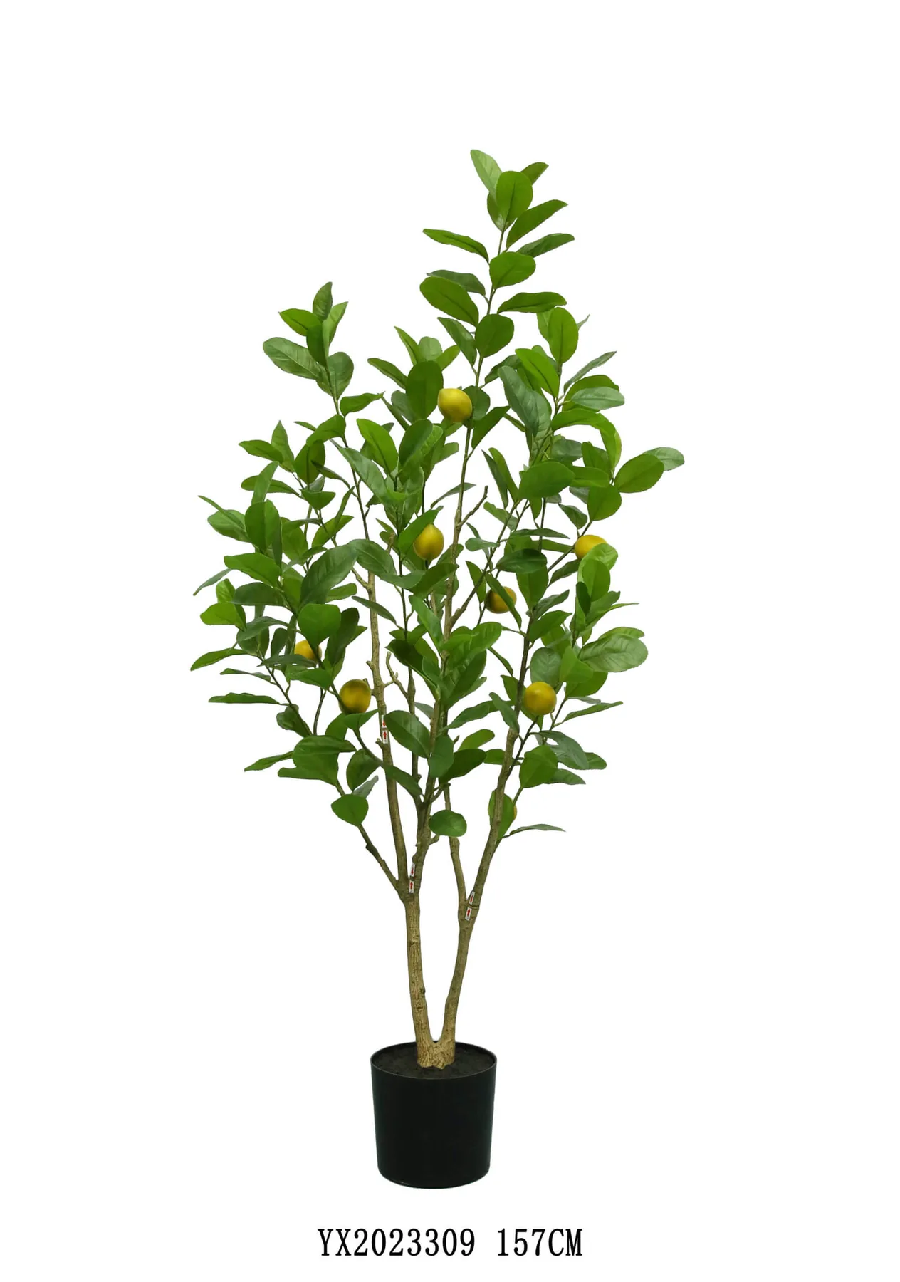 220 Leaves 8 Fruits Lemon Tree KD 157 cm artificial tree made by MG TREE