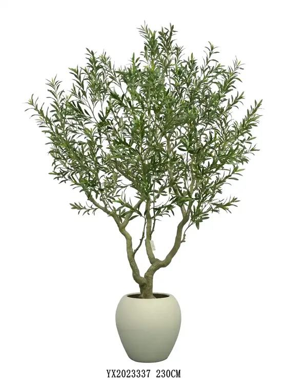 3150 Leaves Olive KD With Black Pot YX2023337 artificial tree