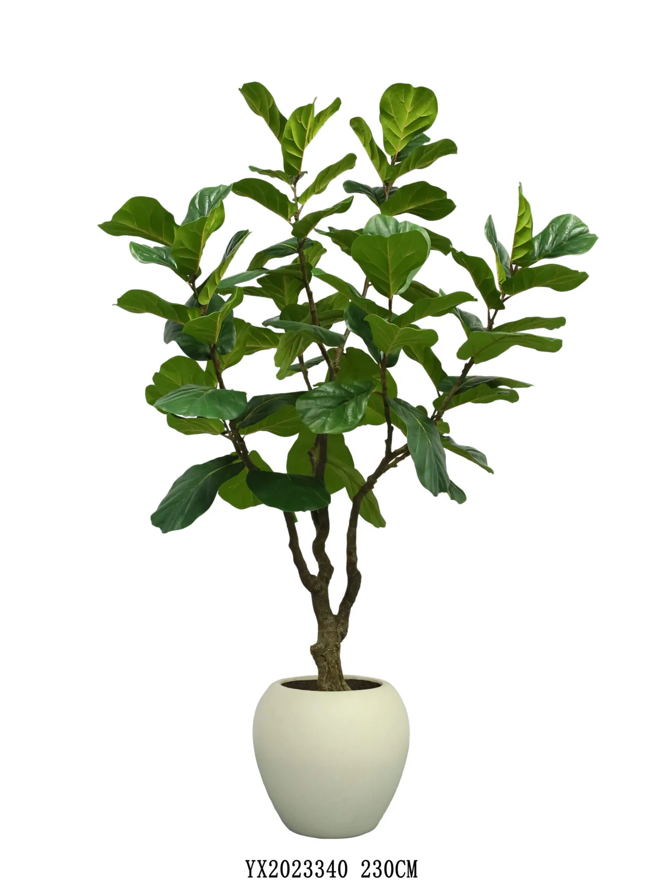 91 Leaves Big Leaf Ficus YX2023340 artificial tree made by MG TREE