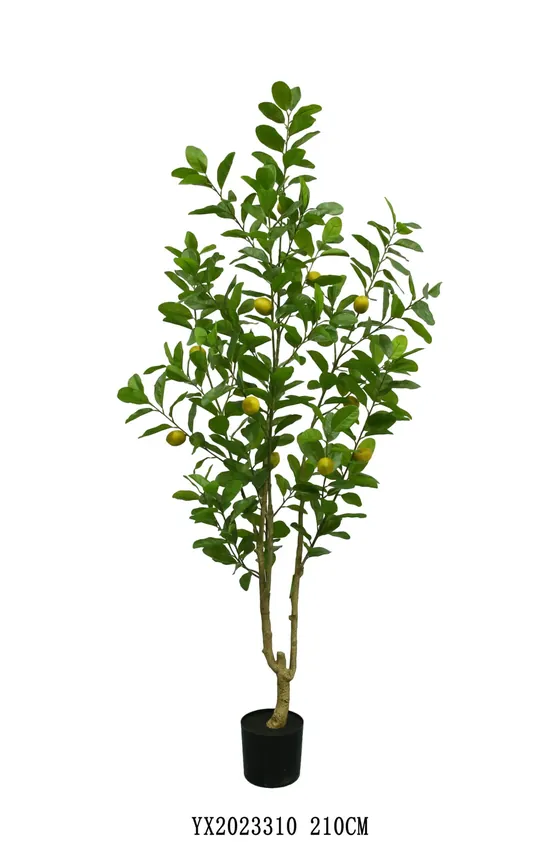 343 Leaves 11 Fruits Lemon Tree KD YX2023311 artificial tree
