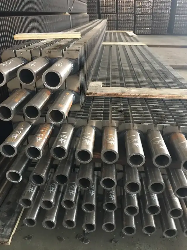 HH type finned tube lengths after welding