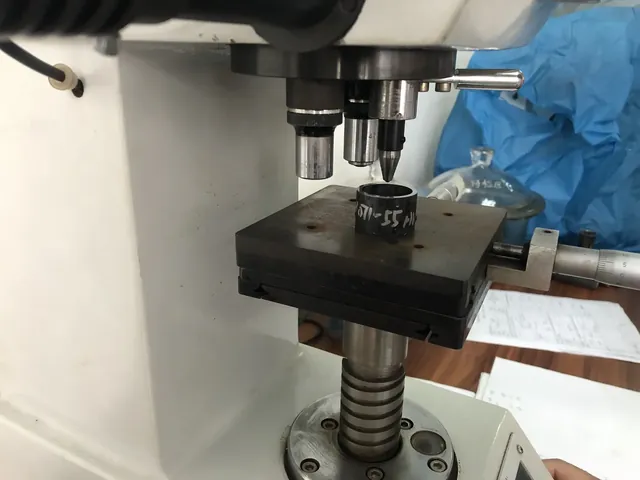 Metallurgical microscope used for structure examination