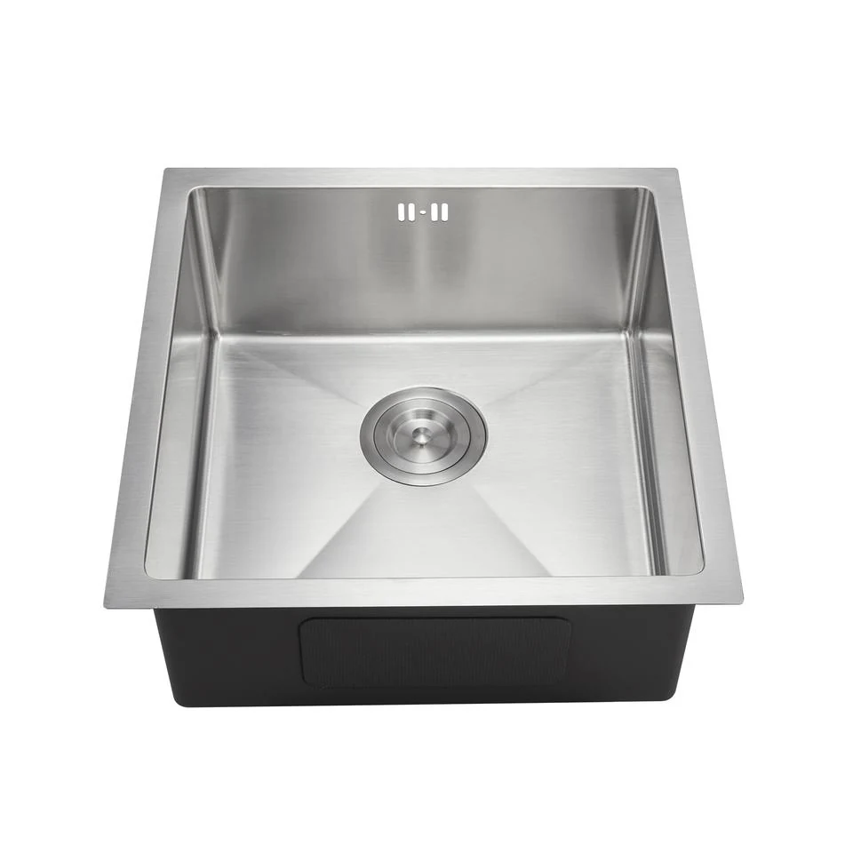 Compact square SUS304 single bowl undermount sink