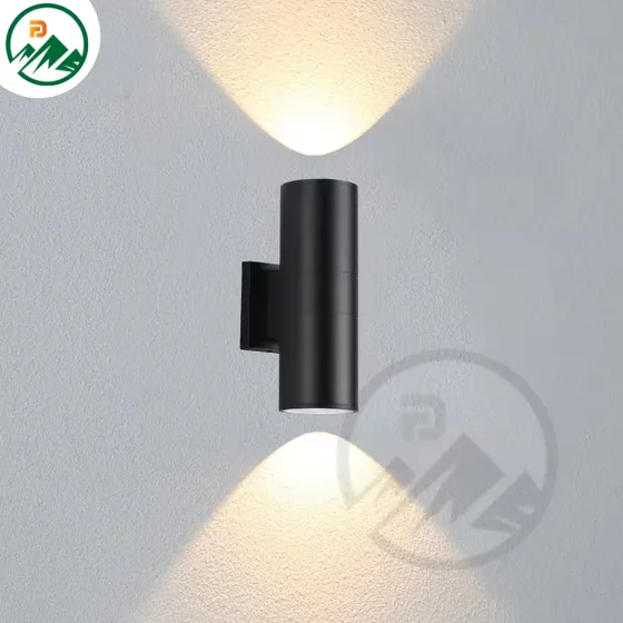 10W IP65 outdoor LED wall lamp with aluminium body and circular design