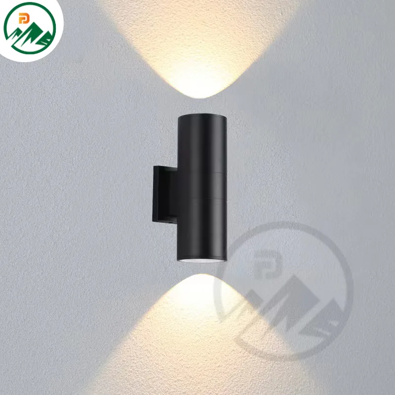 10W IP65 outdoor LED wall lamp with aluminium body and circular design