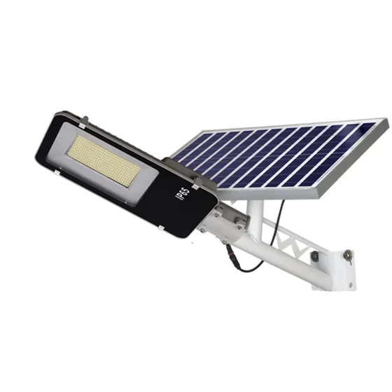 150W big power solar street light with integrated solar panel on top