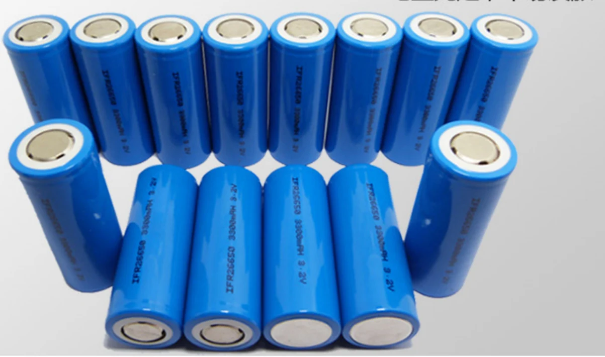 Battery compartment of the solar street light with 3.2V/50AH battery