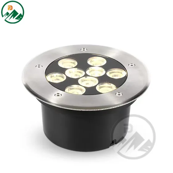 18W LED underground light with stainless steel 304 round cover and flush mounting