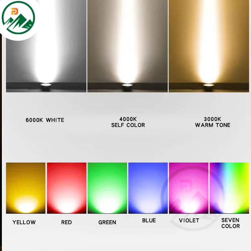 Side view of the D167 x H178 mm in-ground light with AC85-265V input