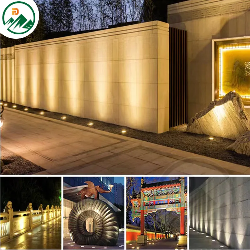 Recessed in-ground LED luminaire with flush installation in paving