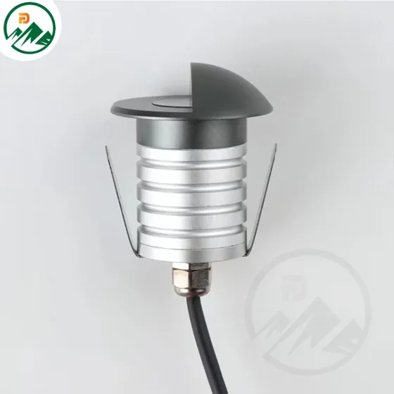 3W half-mask mini LED underground light with aluminium body and half-cover design