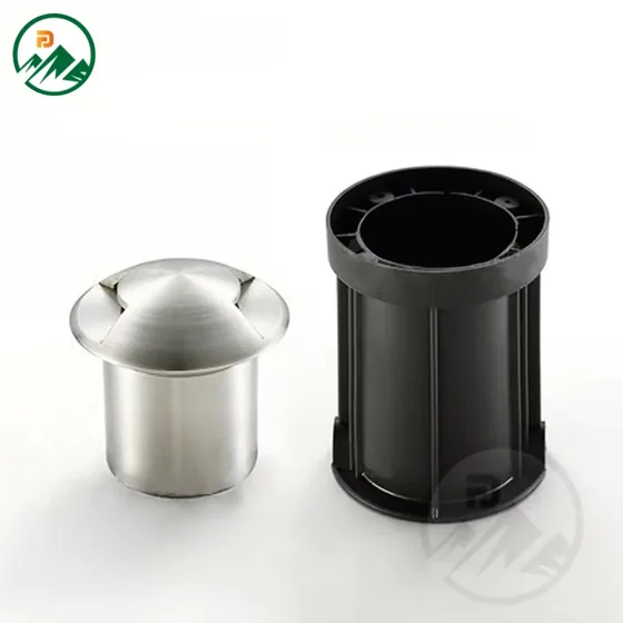 3W stainless steel underground step LED light with flush-mounted stainless steel 304 cover