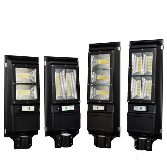All-in-one solar street light FD-SSL-40W with integrated solar panel and iron housing