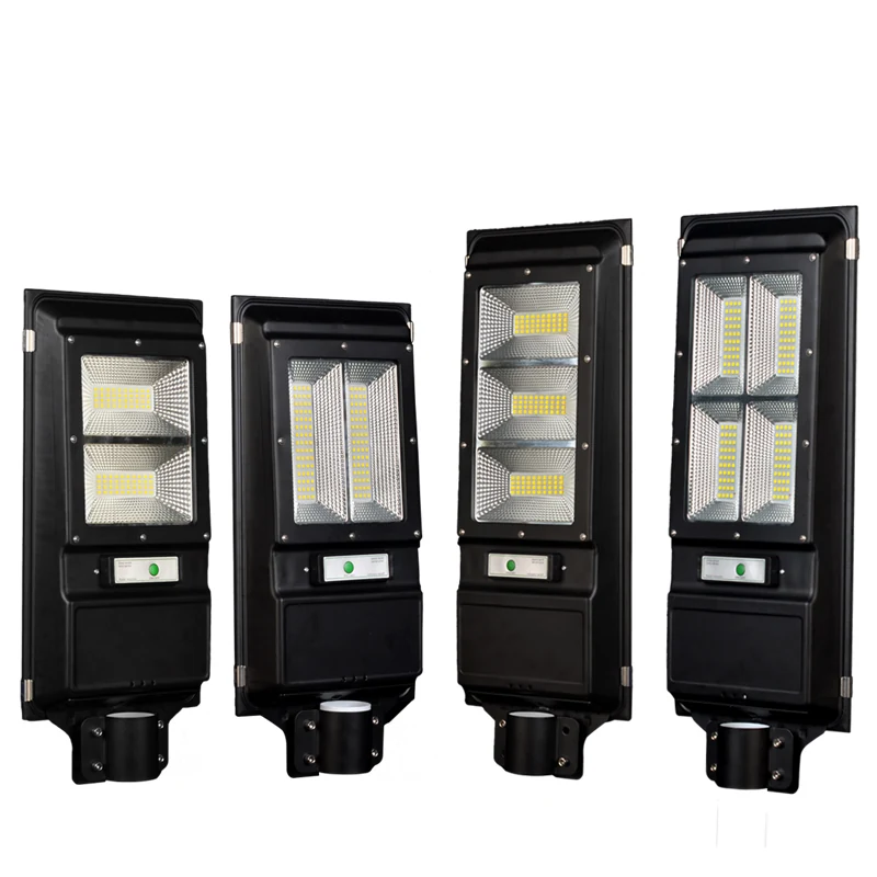 All-in-one solar street light FD-SSL-40W with integrated solar panel and iron housing