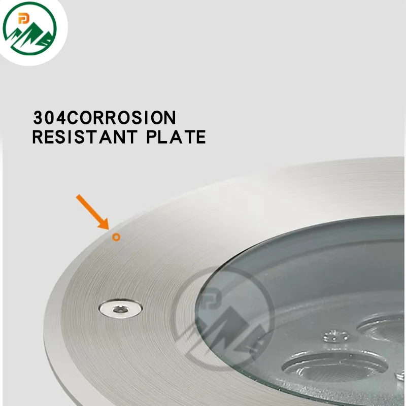 Recessed in-ground LED luminaire with the optic tilted inside the housing