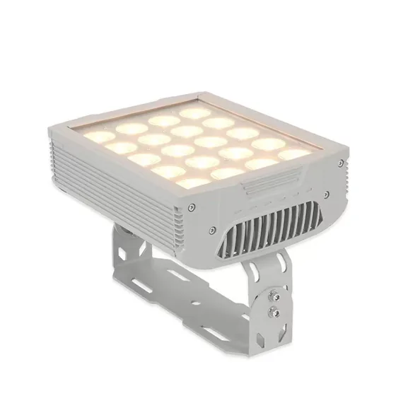 96W LED flood light FD-S010S96 mounted on a wall with a clean, modern finish