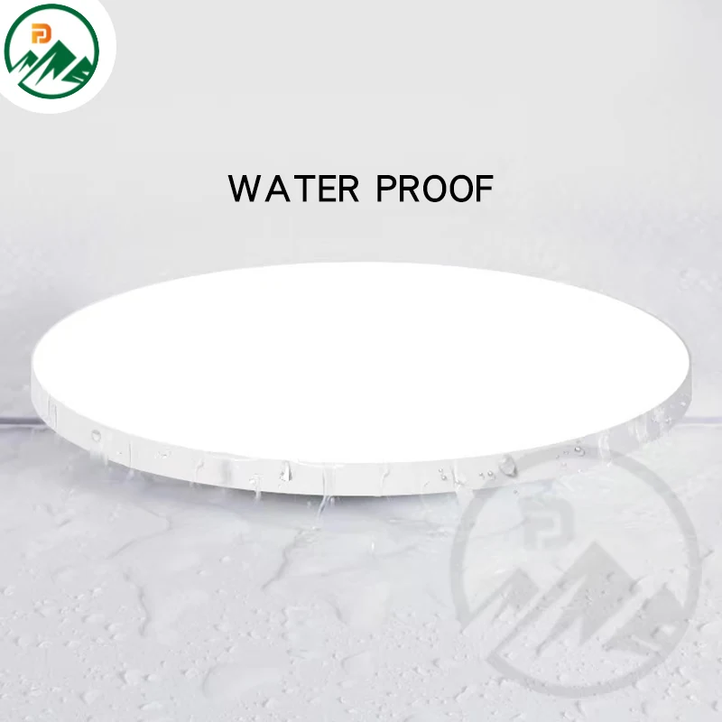 Close-up of the acrylic diffuser and SMD LED chip on the FD-CL040R12 fixture