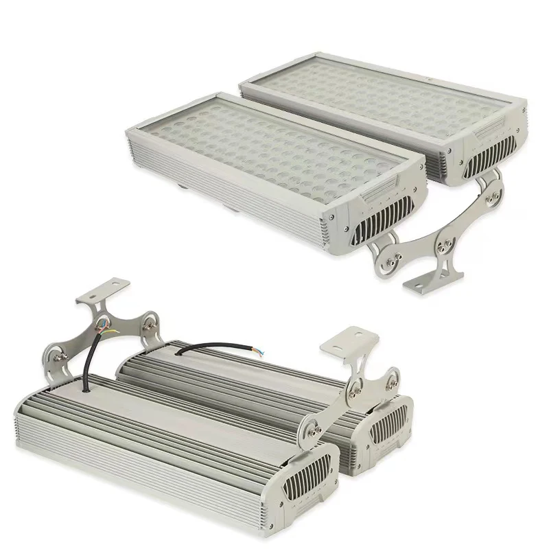 Front view of the FD-S010S400 flood light with die-cast aluminium housing