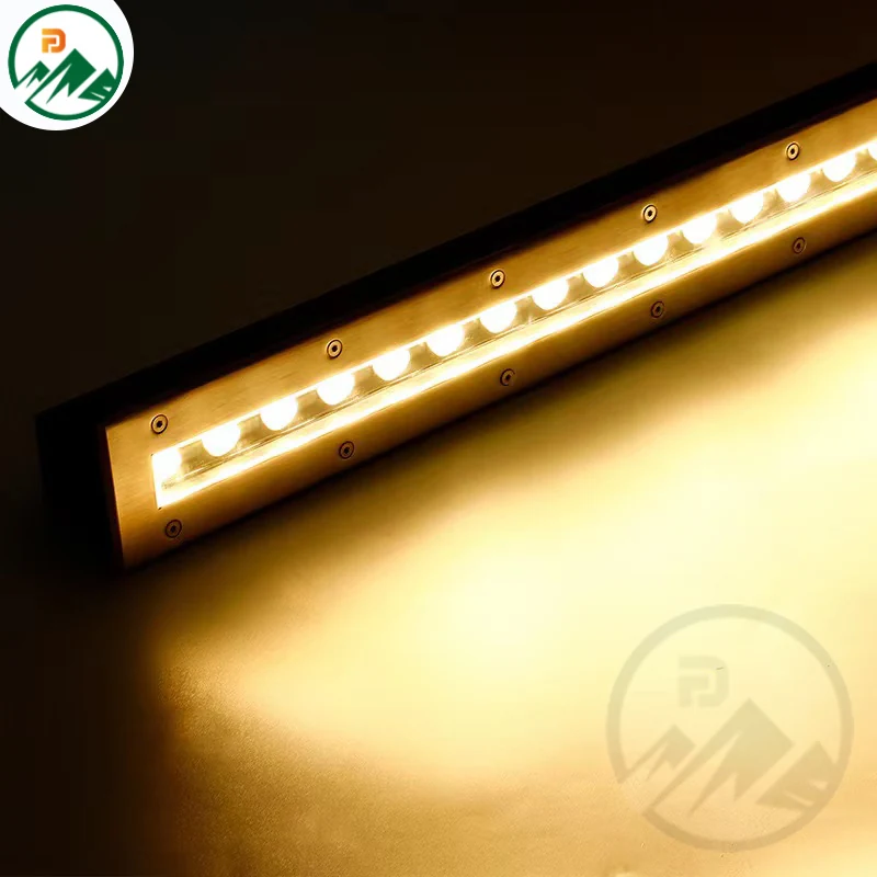 12W linear LED underground light with stainless steel 304 cover and aluminium body