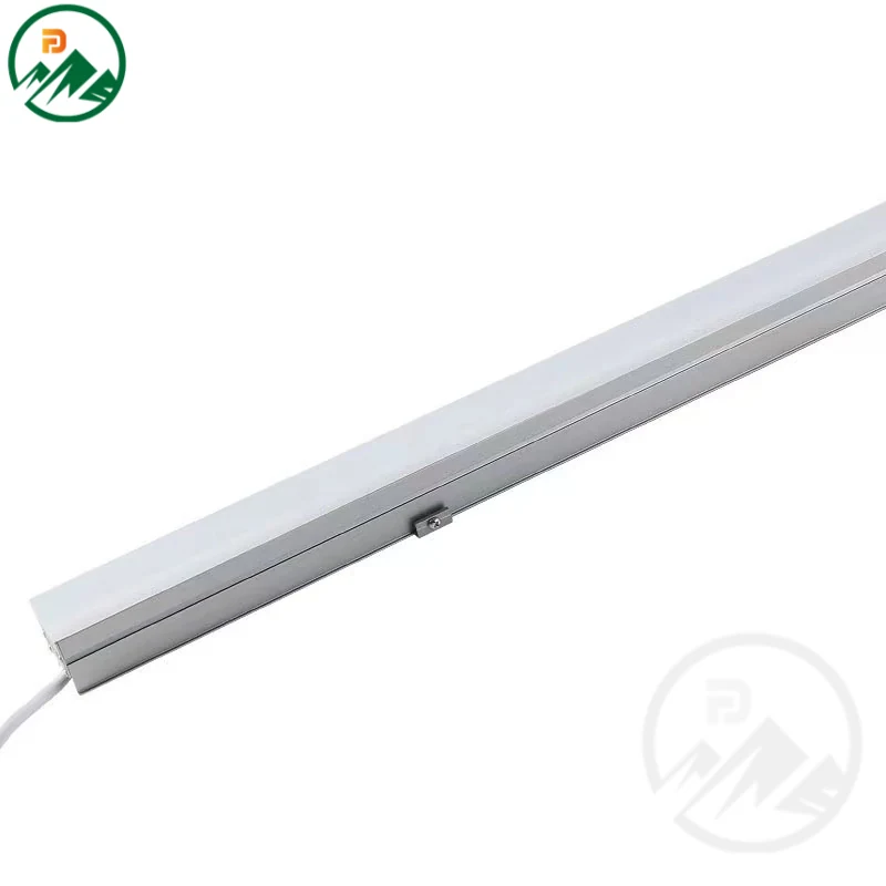 20W LED linear light for facade lighting mounted on a building wall