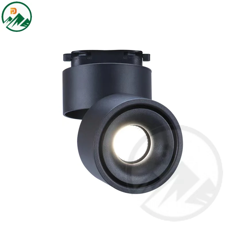 Surface-mounted LED down light installed on a commercial office ceiling