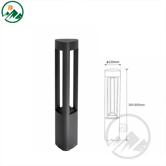 10W LED garden light FD-GD010S10 in 800mm height with die-casting aluminium body