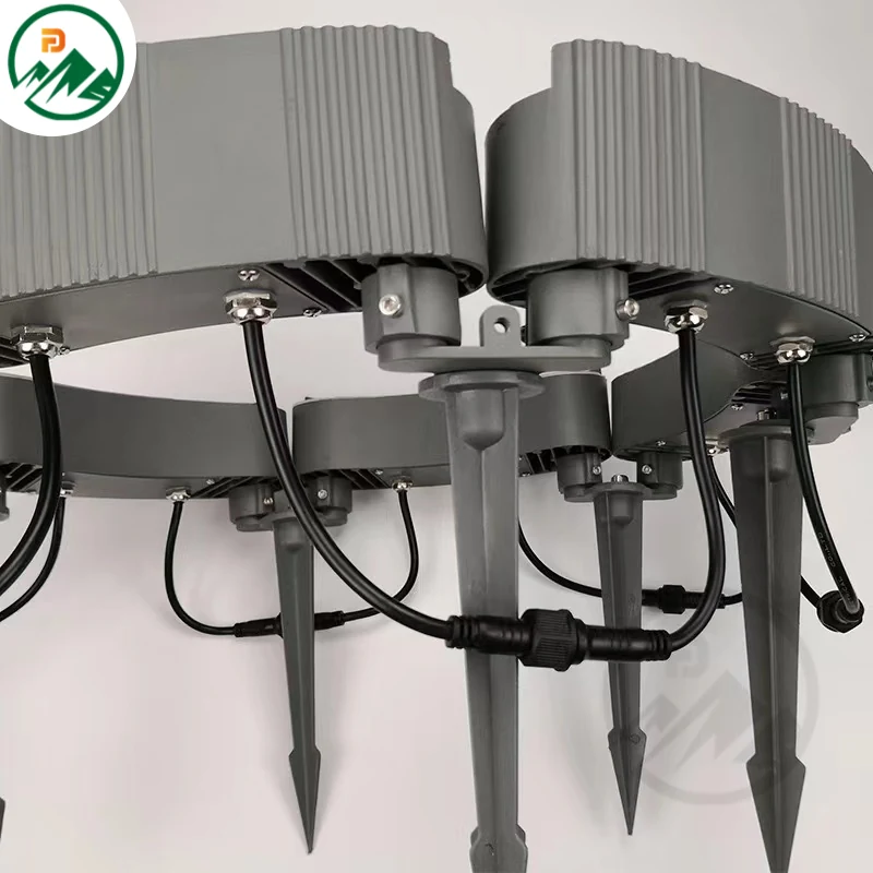 Surface-mounted LED tree light with aluminium body and IP65 rating