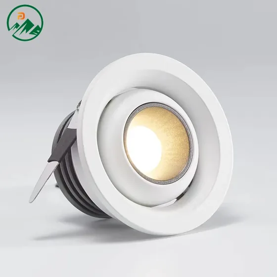 3W LED downlight with aluminium body and 50mm cut-out hole