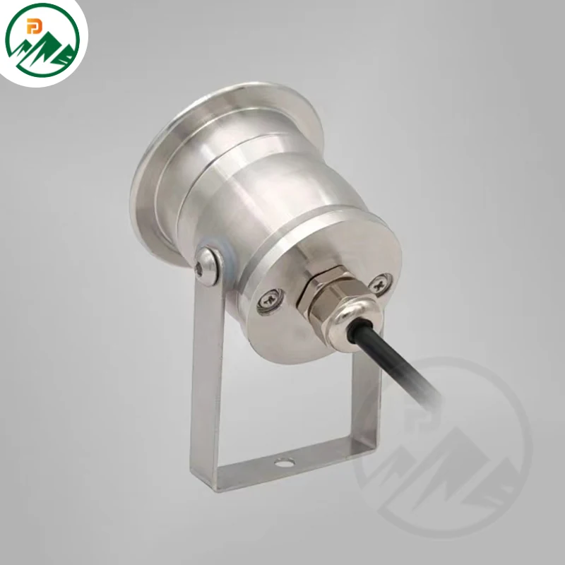 Underwater LED fixture with stainless steel 304 body and tempered glass lens