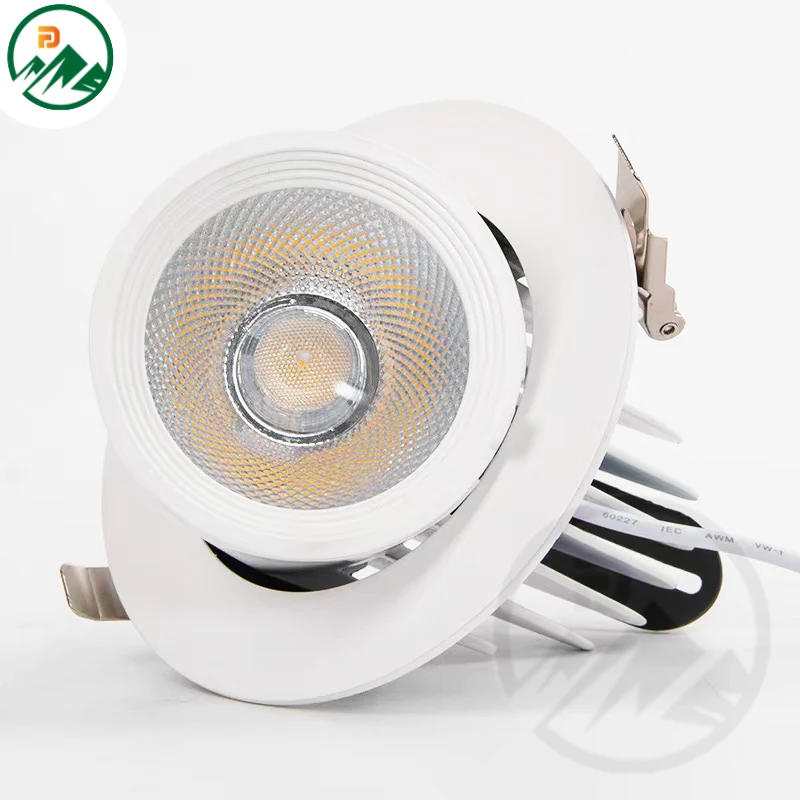 Side view of the FD-ID10R30 downlight showing the D135mm body and D115mm cut-out