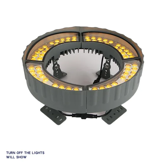 LED flood light set of four with aluminium alloy body and tempered glass lens