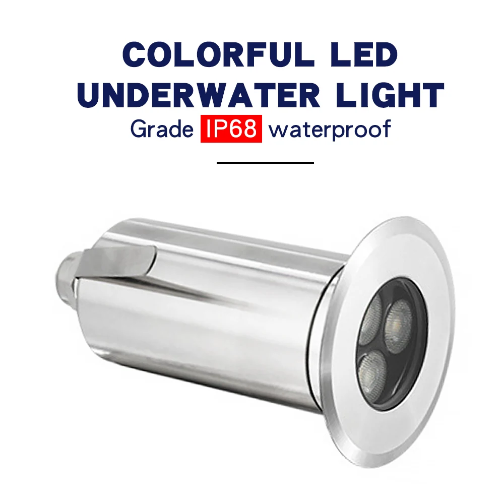 Mini size 9W LED underground light with stainless steel 304 round cover