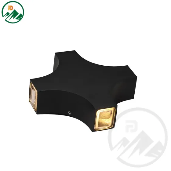 12W outdoor LED point light FD-PL050X12 mounted on a wall with a compact 165 x 40mm profile