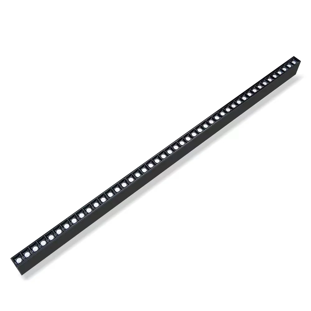 Suspended LED linear light FD-OL010L30 with white diffuser and metal housing