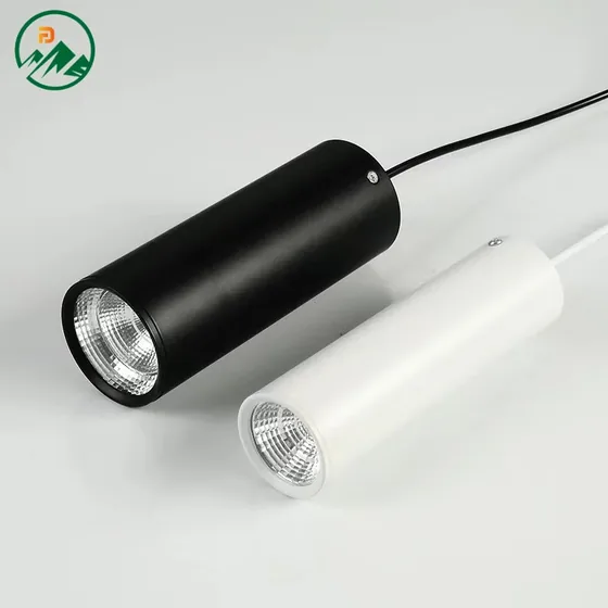 Suspension LED down light FD-SD010R05 in white finish, D60 x H150 mm