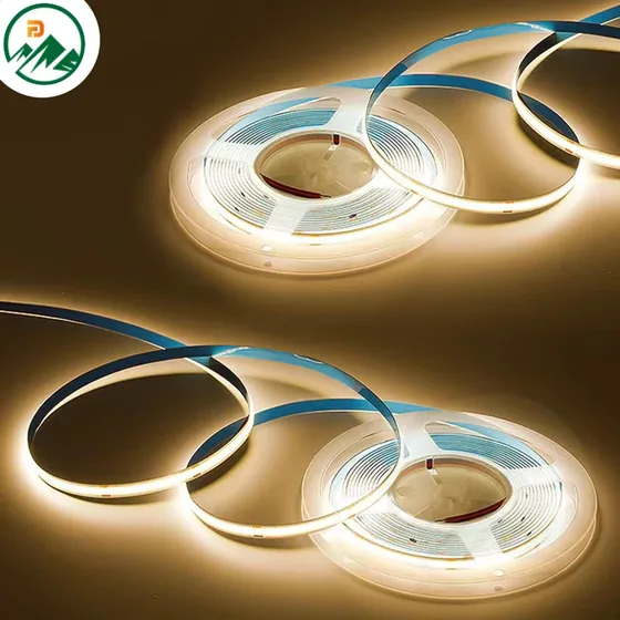 Wholesale COB chip DC24V LED strip light on a 10 metre roll