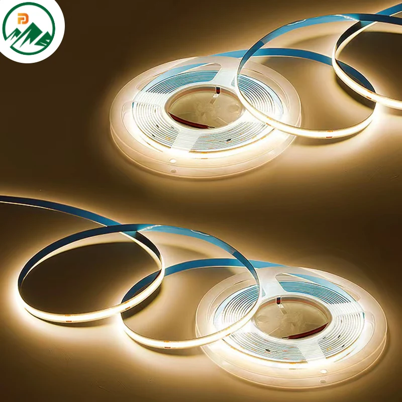 Wholesale COB chip DC24V LED strip light on a 10 metre roll